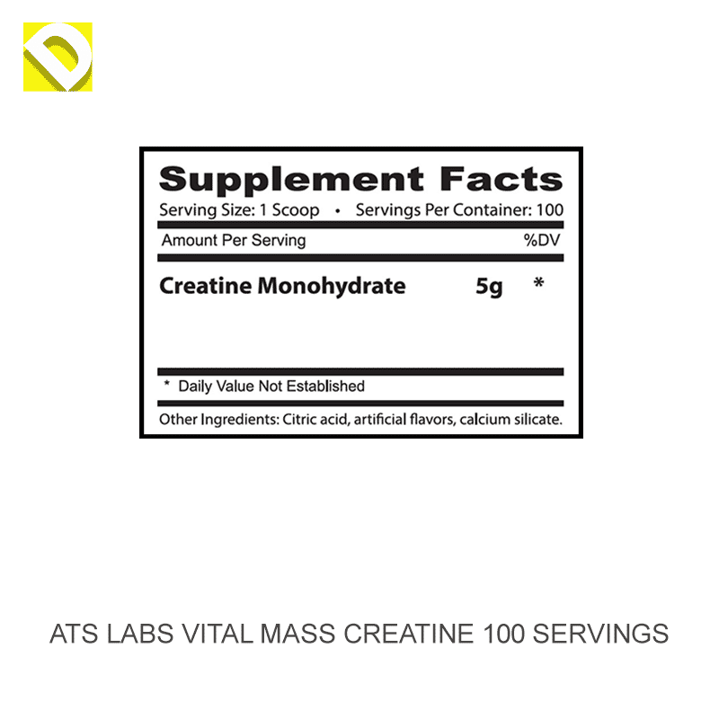 VITAL MASS CREATINE - ATS Labs - 100 Servings