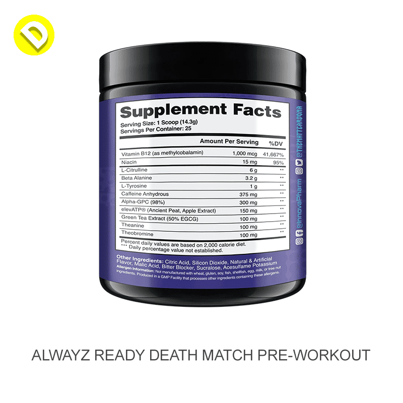 InnovaPharm ALWAYZ READY PRE-WORKOUT