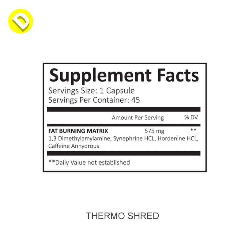 Thermogenic Fat Burner THERMO SHRED
